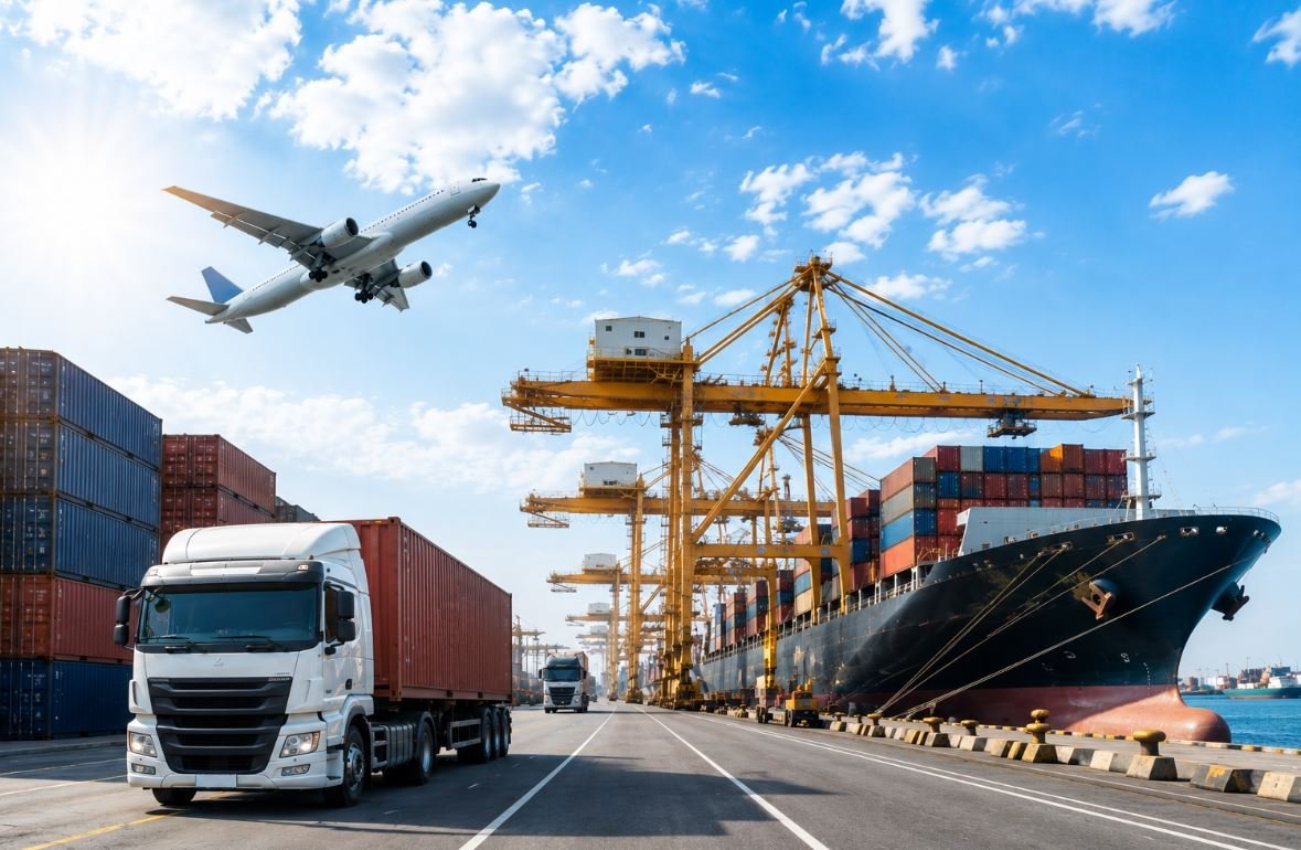 Container port and truck operations